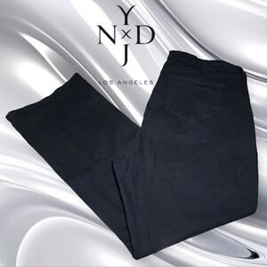 NYDJ Women's‎ Barbara Bootcut Jeans Stretch Denim Plus Size Black 24Wx32 Inseam